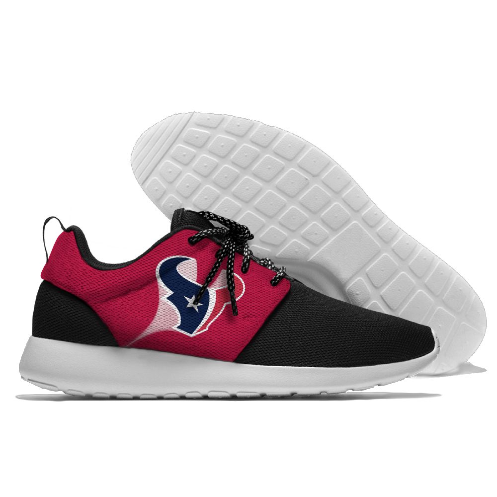 Women's NFL Houston Texans Roshe Style Lightweight Running Shoes 001